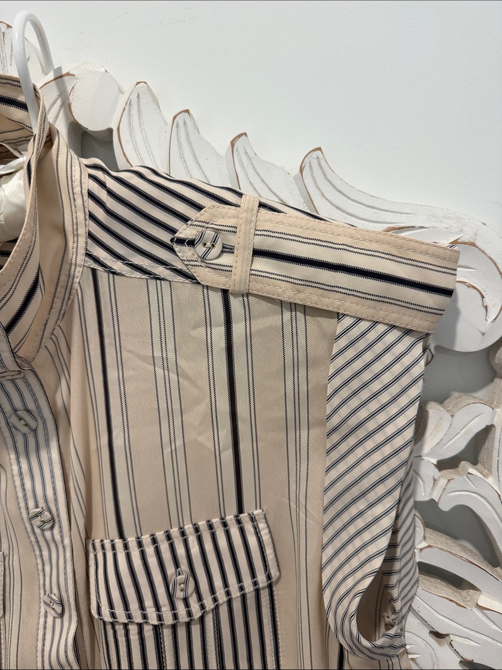 Zimmerman stripe high neck sleeveless summer top - Picture 5 of 6